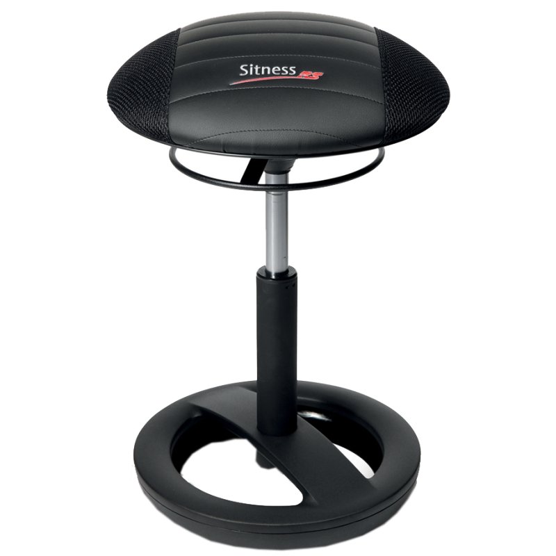 Topstar zitverhoger Sitness RS Bob, zwart, kunstleder, 110 kg